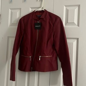 NWT Vegan Leather Jacket Size M